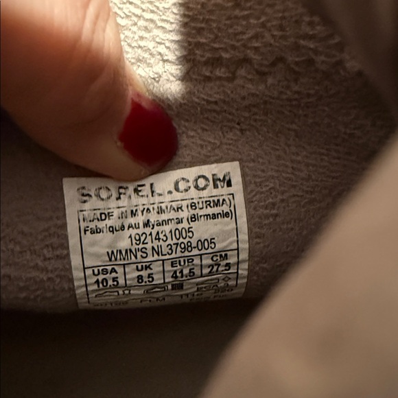 Sorel | Out N About Plus Mid Sneaker Boots | Color: Kettle | Size 10.5 - Picture 4 of 10